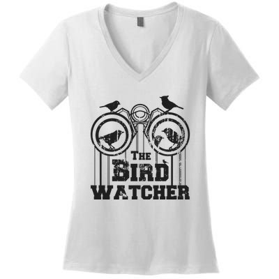 The Bird Watcher Women's V-Neck T-Shirt