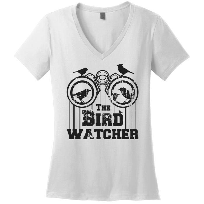 The Bird Watcher Women's V-Neck T-Shirt