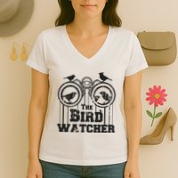 The Bird Watcher Women's V-Neck T-Shirt