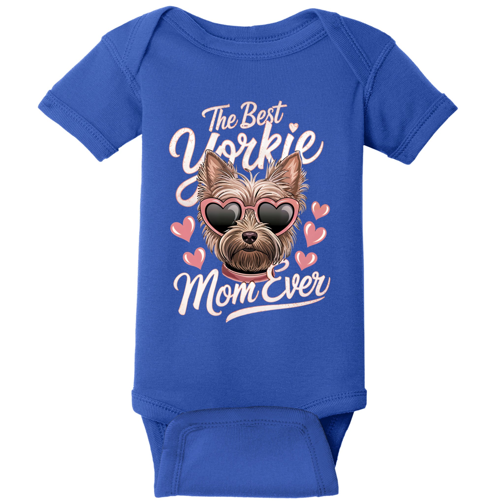 The Best Yorkie Mom Ever Yorkshire Terrier Dog Lovers Gift Baby Bodysuit