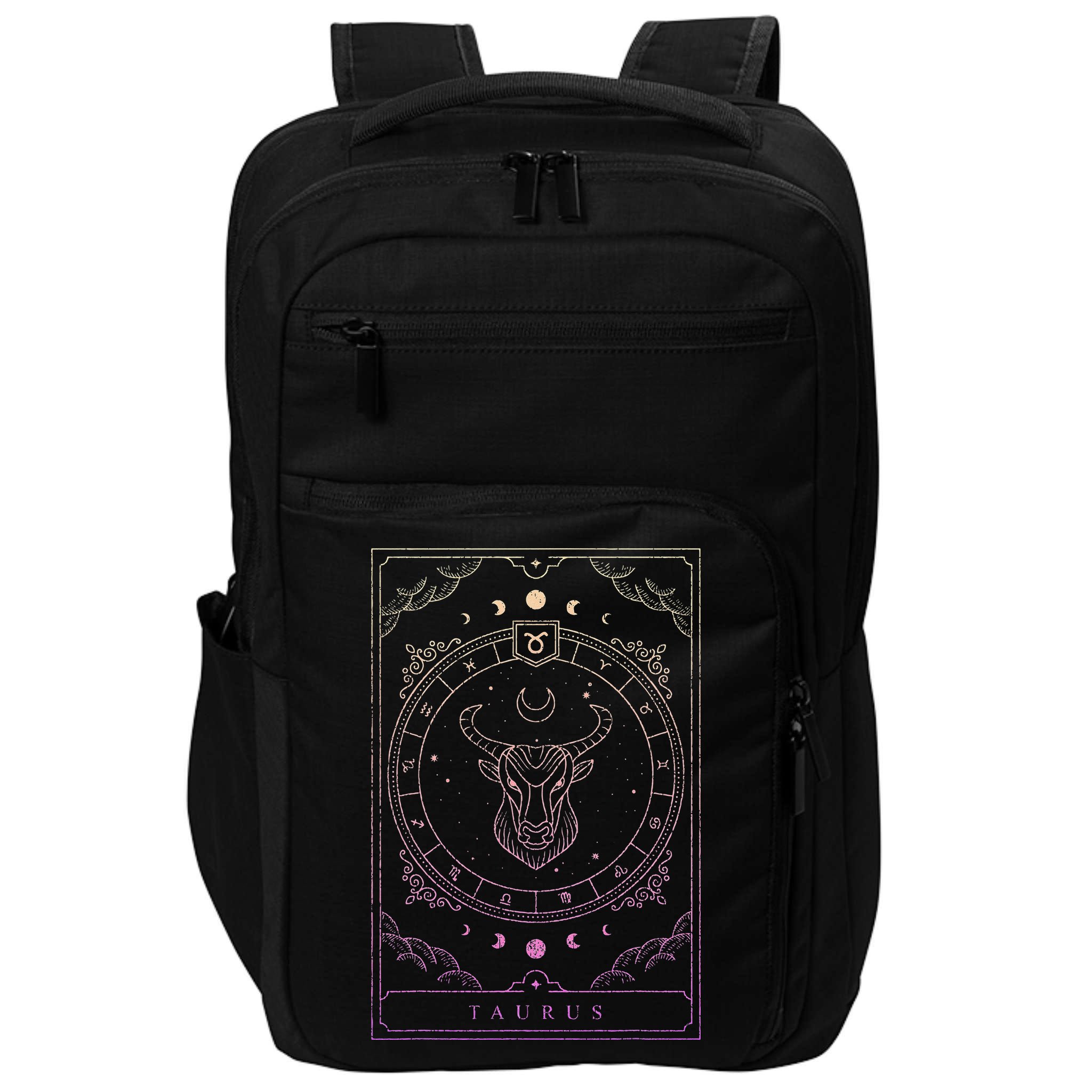 Taurus Birthday Zodiac Sign Astrology Taurus Impact Tech Backpack