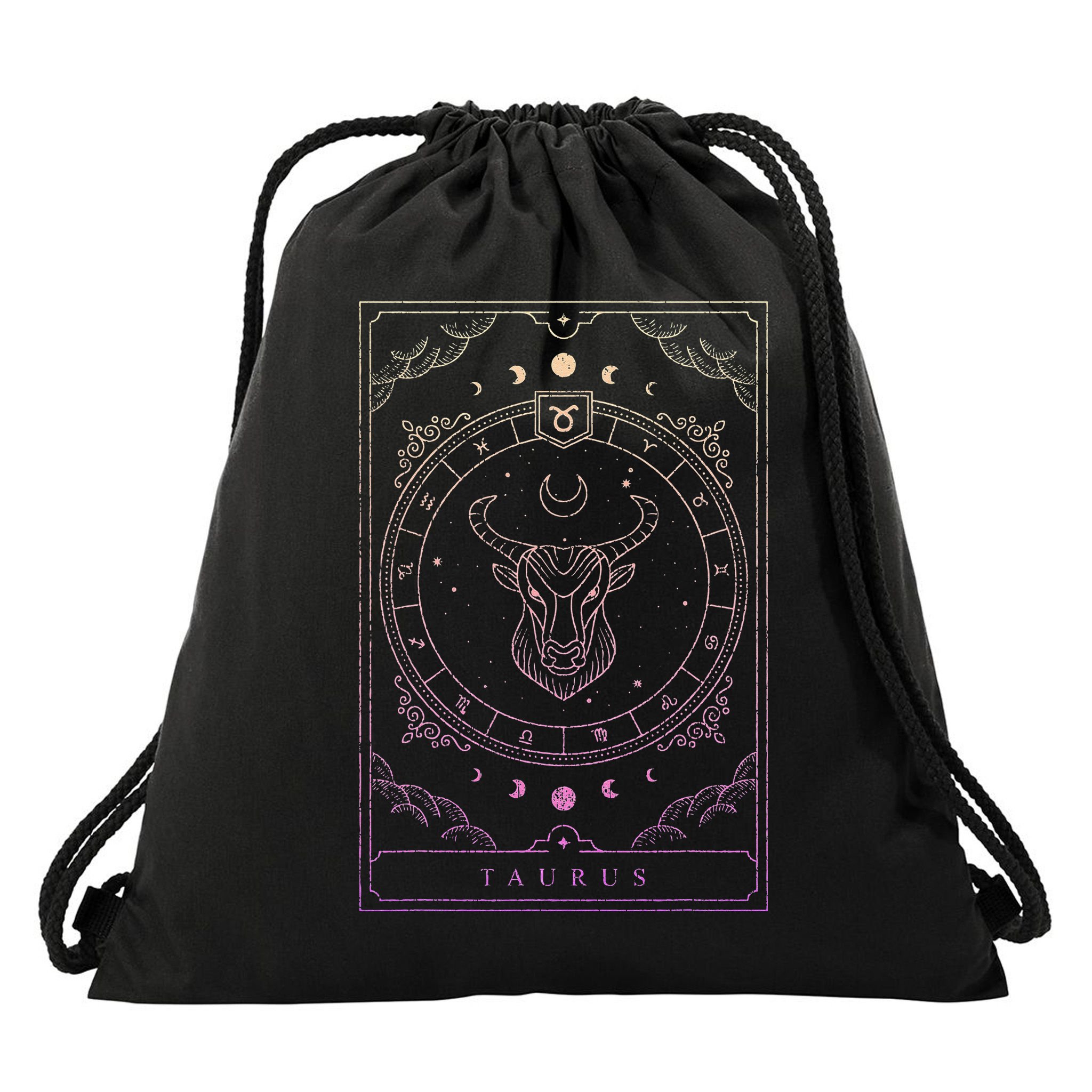 Taurus Birthday Zodiac Sign Astrology Taurus Drawstring Bag