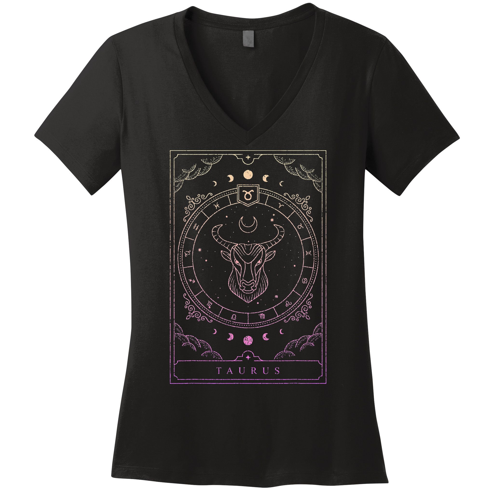 Taurus Birthday Zodiac Sign Astrology Taurus Women's V-Neck T-Shirt