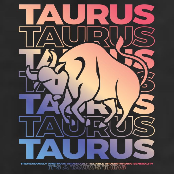 Taurus Bull Zodiac Esoteric Astrology Gift 7 Panel Mesh Trucker Snapback Hat