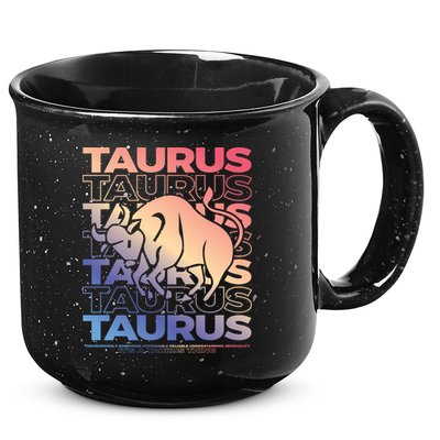 Taurus Bull Zodiac Esoteric Astrology Gift 15oz Campfire Ceramic Mug