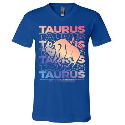 Taurus Bull Zodiac Esoteric Astrology Gift V-Neck T-Shirt