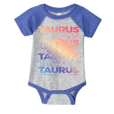 Taurus Bull Zodiac Esoteric Astrology Gift Infant Baby Jersey Bodysuit