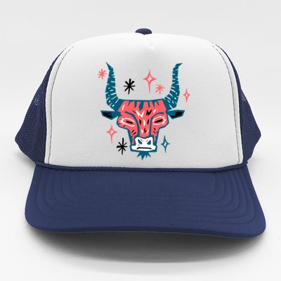 Taurus Bull Zodiac Birthday Trucker Hat