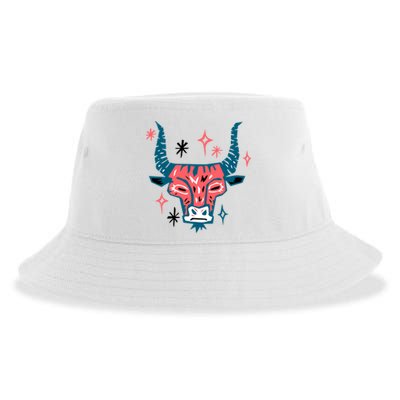 Taurus Bull Zodiac Birthday Sustainable Bucket Hat