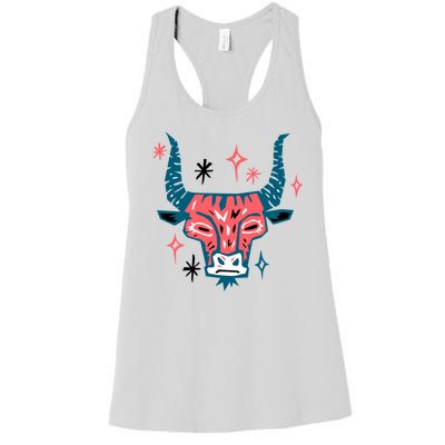 Taurus Bull Zodiac Birthday Women's Racerback Tank