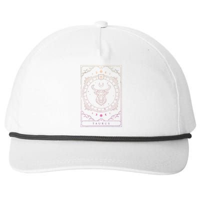 Taurus Birthday Zodiac Sign Astrology Taurus Snapback Five-Panel Rope Hat