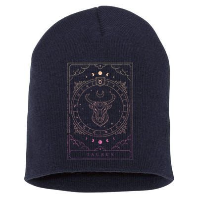 Taurus Birthday Zodiac Sign Astrology Taurus Short Acrylic Beanie