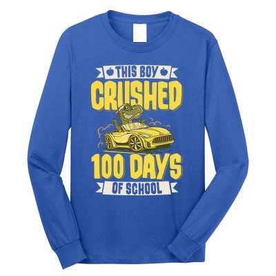 This Crushed 100 Days Of School Kindergarten Saying Gift Long Sleeve Shirt