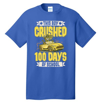 This Crushed 100 Days Of School Kindergarten Saying Gift Tall T-Shirt