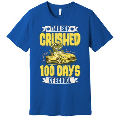 This Crushed 100 Days Of School Kindergarten Saying Gift Premium T-Shirt