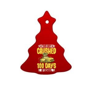 This Crushed 100 Days Of School Kindergarten Saying Gift Ceramic Tree Ornament