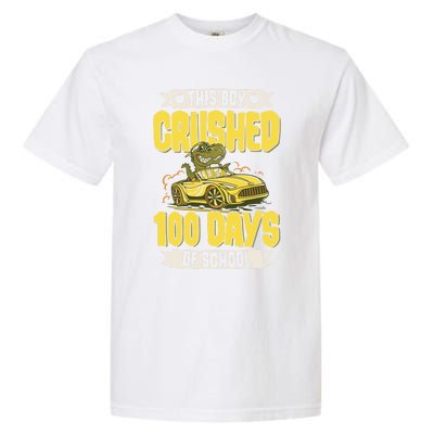 This Crushed 100 Days Of School Kindergarten Saying Gift Garment-Dyed Heavyweight T-Shirt