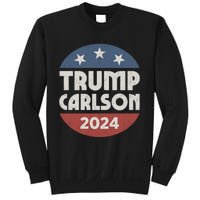 Trump Carlson 2024 President Election Pro America US Flag Sweatshirt