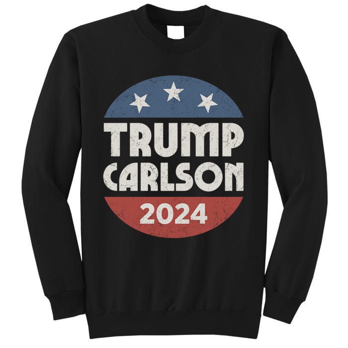 Trump Carlson 2024 President Election Pro America US Flag Sweatshirt