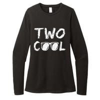 Two Cool 2nd Birthday Gift 2 Year Old Womens CVC Long Sleeve Shirt