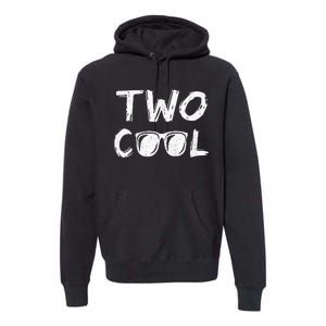 Two Cool 2nd Birthday Gift 2 Year Old Premium Hoodie