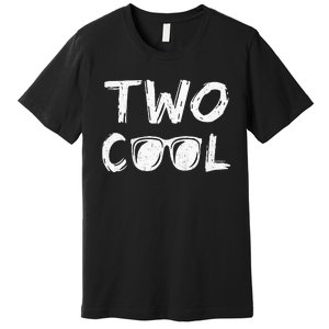 Two Cool 2nd Birthday Gift 2 Year Old Premium T-Shirt