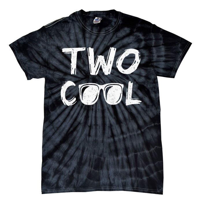 Two Cool 2nd Birthday Gift 2 Year Old Tie-Dye T-Shirt