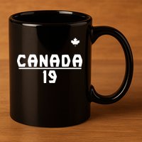 Team Canada 2022 World Cup Alphonso Davies 11oz C Handle Ceramic Mug