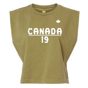 Team Canada 2022 World Cup Alphonso Davies Garment-Dyed Women's Muscle Tee