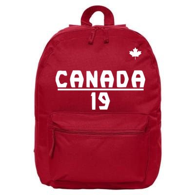 Team Canada 2022 World Cup Alphonso Davies 16 in Basic Backpack