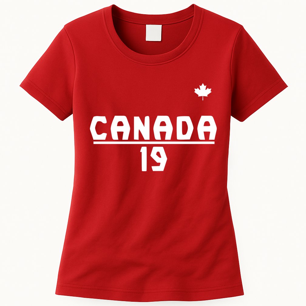 Team Canada 2022 World Cup Alphonso Davies Womens T-Shirt