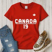 Team Canada 2022 World Cup Alphonso Davies Womens T-Shirt