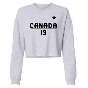 Team Canada 2022 World Cup Alphonso Davies Cropped Pullover Crew