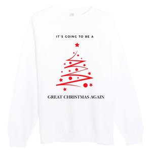 Trump Christmas 2024 Premium Crewneck Sweatshirt