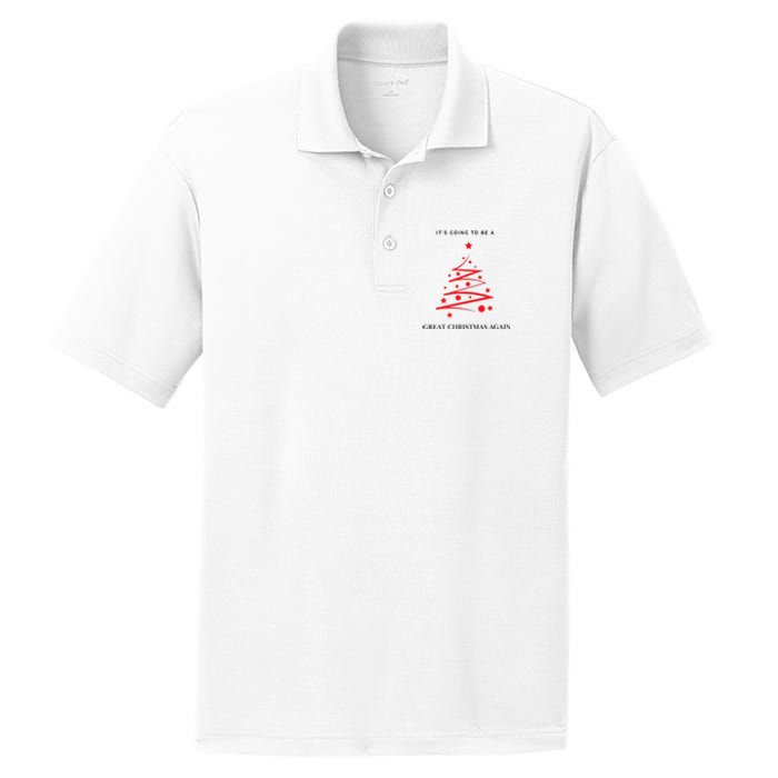 Trump Christmas 2024 PosiCharge RacerMesh Polo