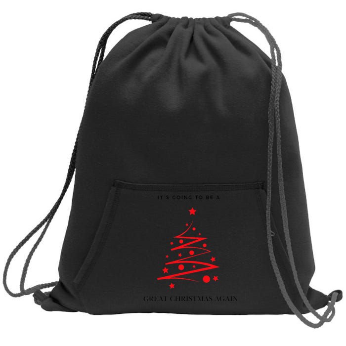 Trump Christmas 2024 Sweatshirt Cinch Pack Bag