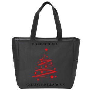 Trump Christmas 2024 Zip Tote Bag