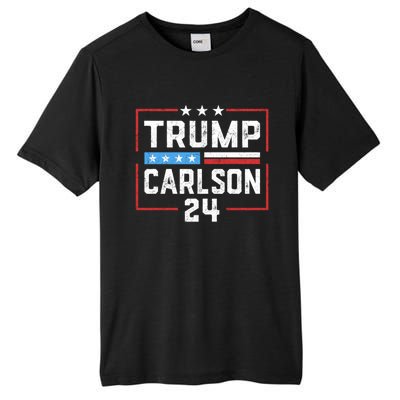 Trump Carlson 2024 Pro America Tall Fusion ChromaSoft Performance T-Shirt