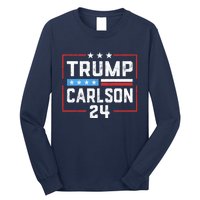 Trump Carlson 2024 Pro America Long Sleeve Shirt