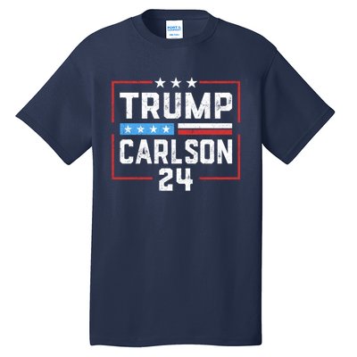 Trump Carlson 2024 Pro America Tall T-Shirt