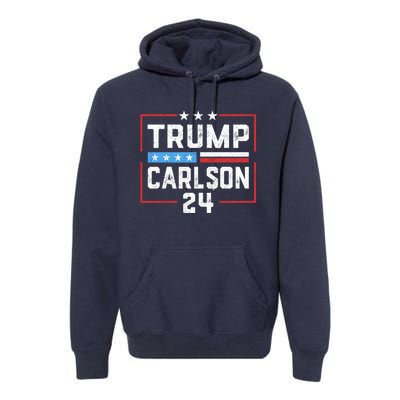 Trump Carlson 2024 Pro America Premium Hoodie