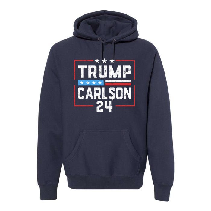 Trump Carlson 2024 Pro America Premium Hoodie