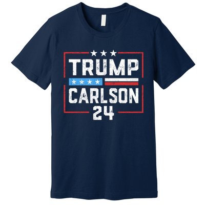 Trump Carlson 2024 Pro America Premium T-Shirt