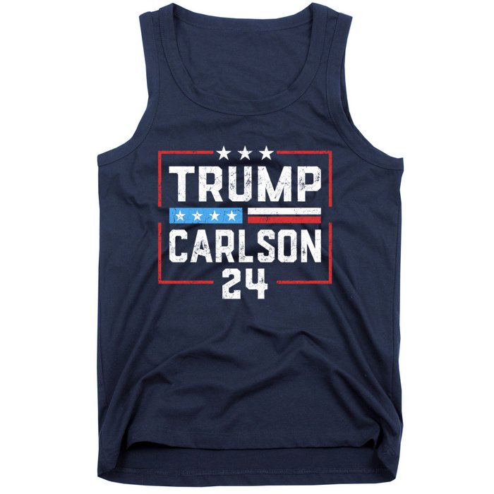 Trump Carlson 2024 Pro America Tank Top