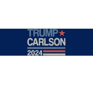 Trump Carlson 2024 Pro America Bumper Sticker