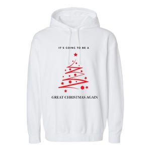 Trump Christmas 2024 Garment-Dyed Fleece Hoodie