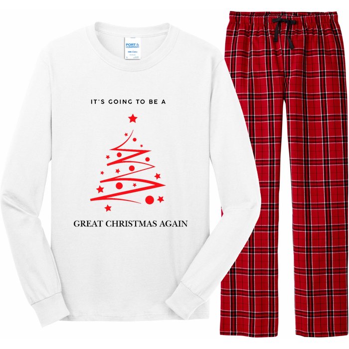 Trump Christmas 2024 Long Sleeve Pajama Set