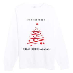 Trump Christmas 2024 Premium Crewneck Sweatshirt