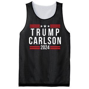 Trump Carlson 2024 President Election Us Flag Pro America Trumpcarlson Campaign Mesh Reversible Basketball Jersey Tank