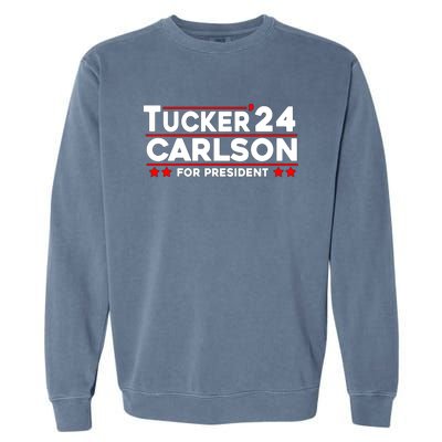 Tucker Carlson 2024 For President Garment-Dyed Sweatshirt